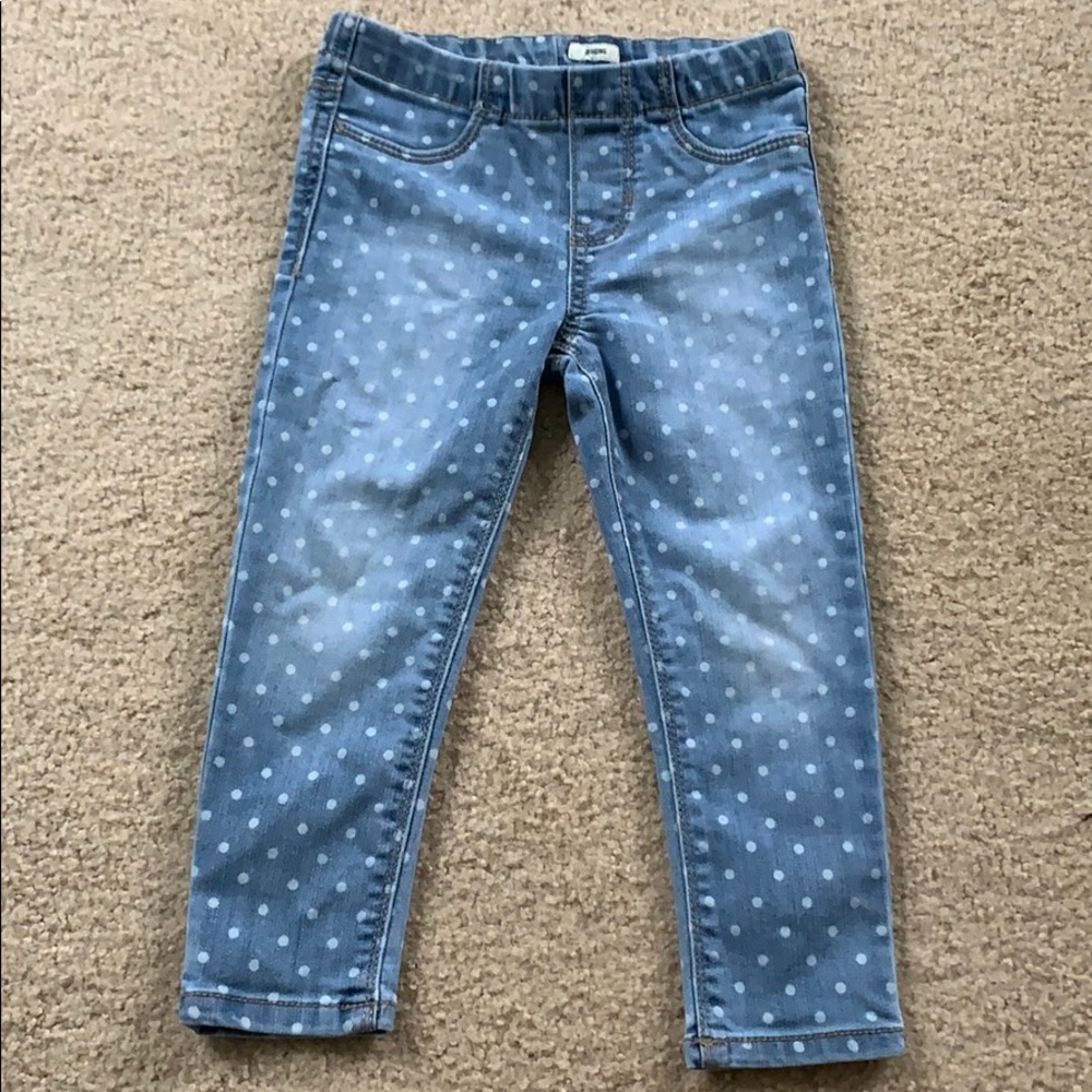 Toddler Girls Polka Dot Jeggins